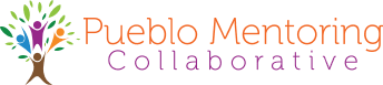 Pueblo Mentoring Collaborative Logo featuring colors on a tree